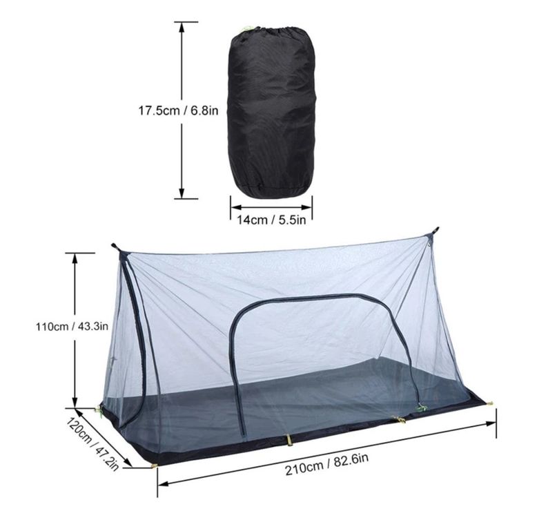 Lightweight A-frame mosquito net tent for 1-2 persons | Kaufen auf Ricardo