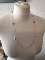 Sautoir métal rhodié Swarovski Boundless