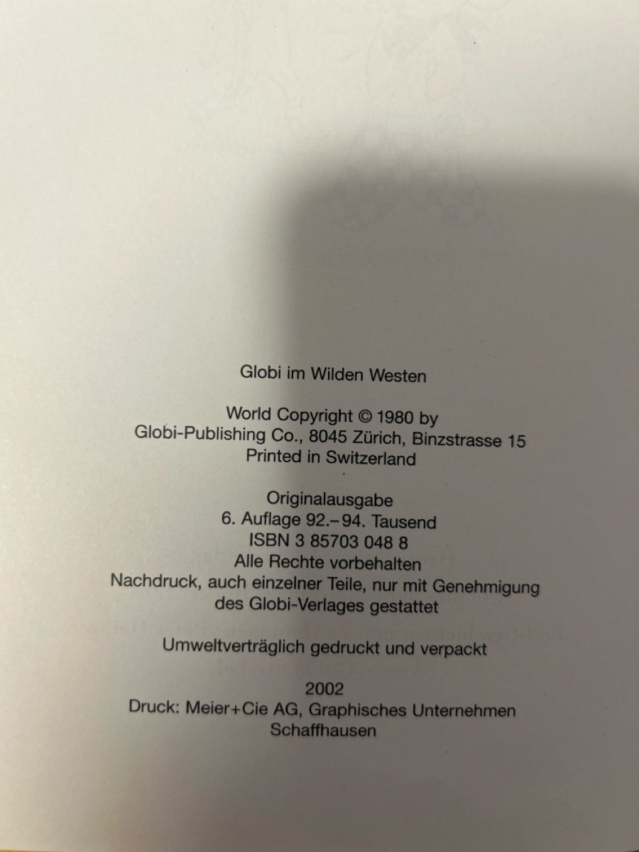 Libri: Globi im Wilden Westen – Usato da Maienfeld venduto da Jasmin_laeser 2