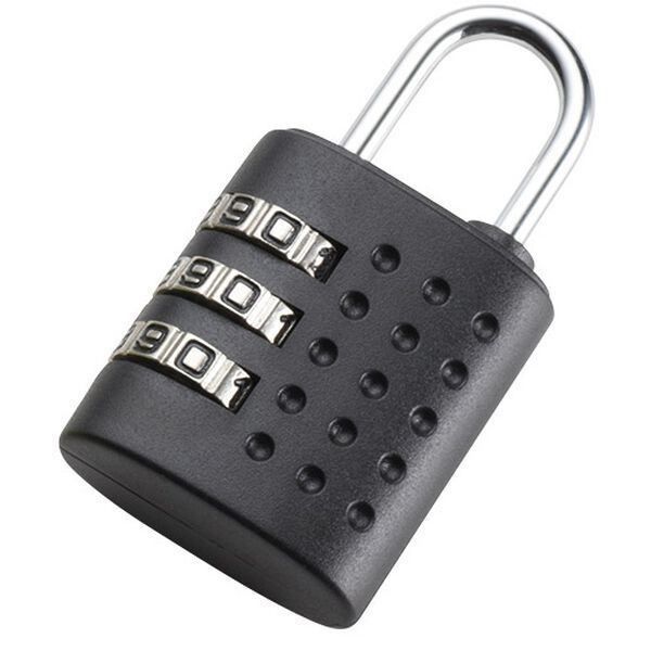 Schlösser: Zahlen-Gepäckschloss, 3-stellig, schwarz – Neu und originalverpackt aus St. Gallen von cointec 1