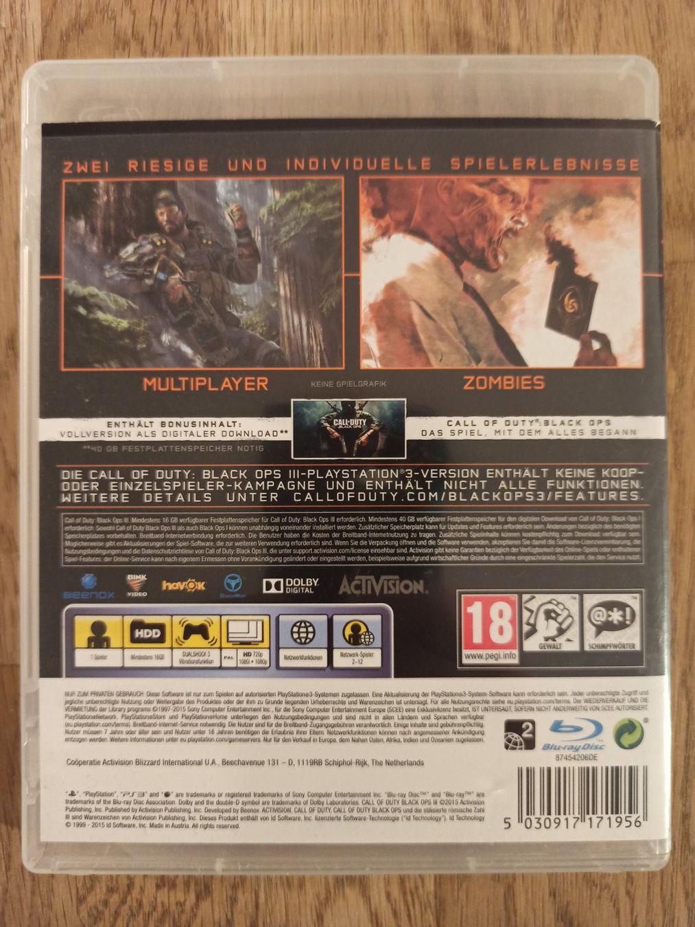 Giochi: Call of Duty: Black Ops III PS3 – Usato da Oberweningen venduto da mar_87mx 1