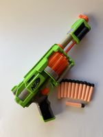 Nerf Dart Tag Hyperfire mit 11 Darts – voll funktionsfähig