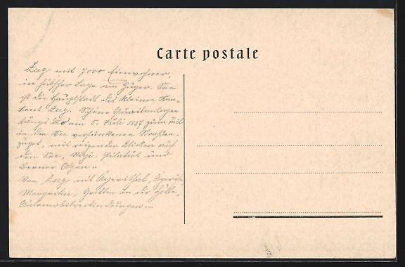 Cartoline postali: AK Zug, Kolinplatz mit Hotel du Boeuf – Usato da Berlin venduto da bartko-reher 1