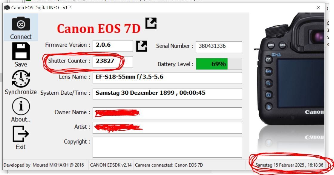Canon Fotocamera: Canon EOS 7D inkl. Objektiv und Batteriegriff – Usato da Aesch ZH venduto da rcg987 6