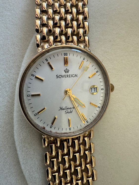 Montres: 9 Karat Gold Uhr Sovereign - 30 Gramm - 375 Gold - Full Set – D'occasion à Schachen LU par jas_kkc6 2