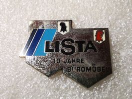 Ansteckpin 14: 10 Jahre Lista