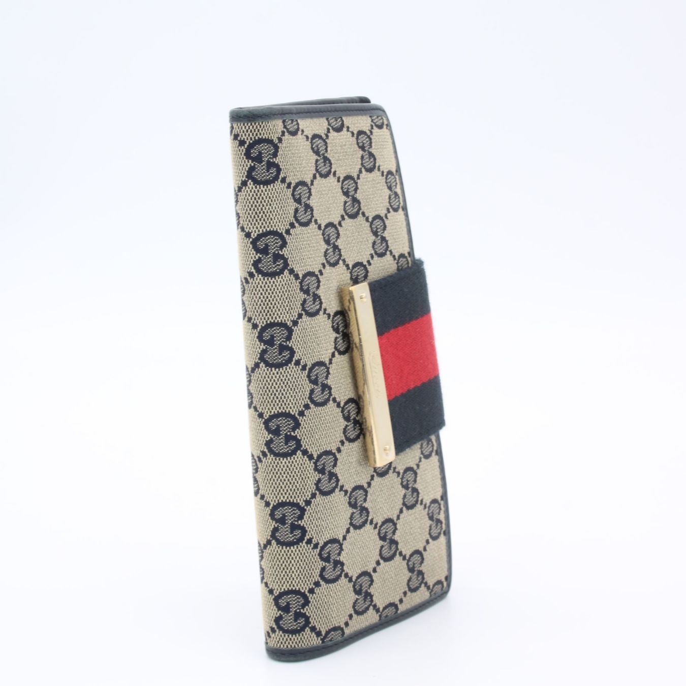 Gucci Portamonete: Gucci GG Canvas Web Continental Geldbeutel – Usato da Urtenen-Schönbühl venduto da jana2kids 1