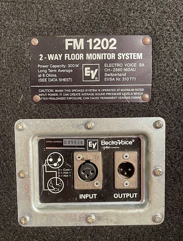 Electro-voice Lautsprecher: PA Anlage mit EV Monitoren – Gebraucht aus herbetswil von rjja 4
