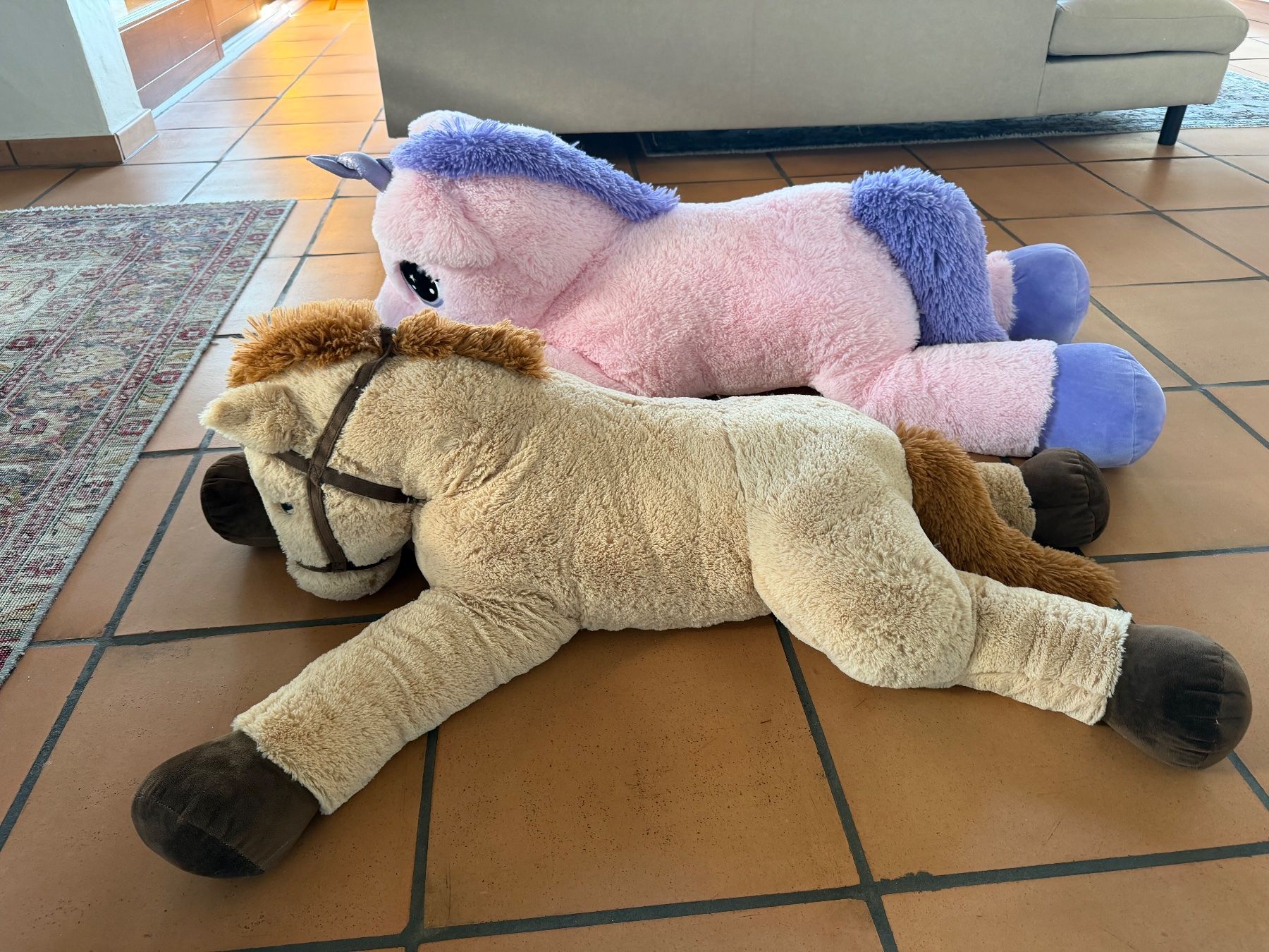 Giocattoli: XXL Pferd und Einhorn – Nuovo (secondo la descrizione) da Oberägeri venduto da kaitanja 2
