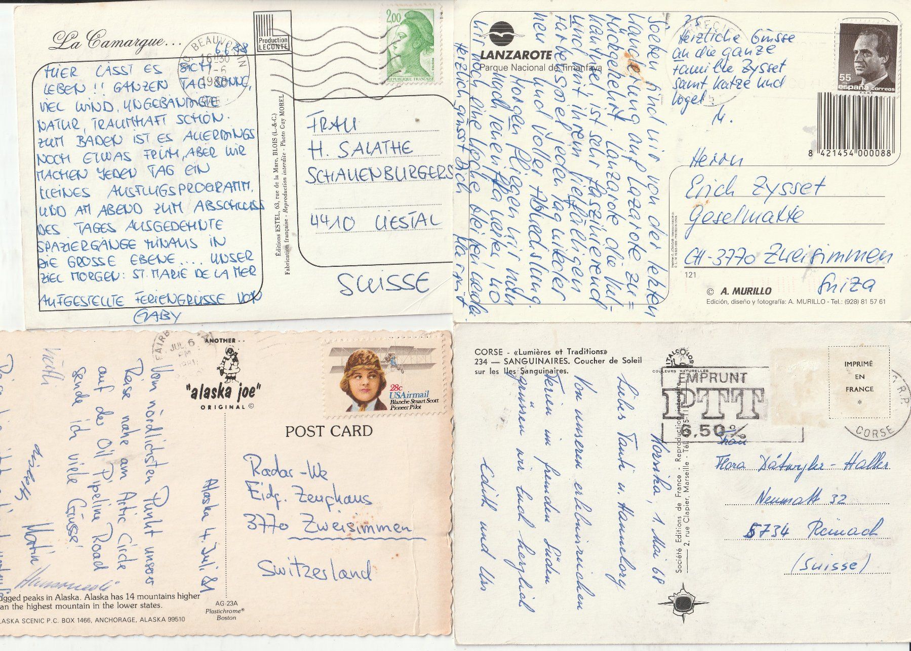 Cartoline postali: 24 Karten Weltweit – Usato da Lumbrein venduto da made02 5
