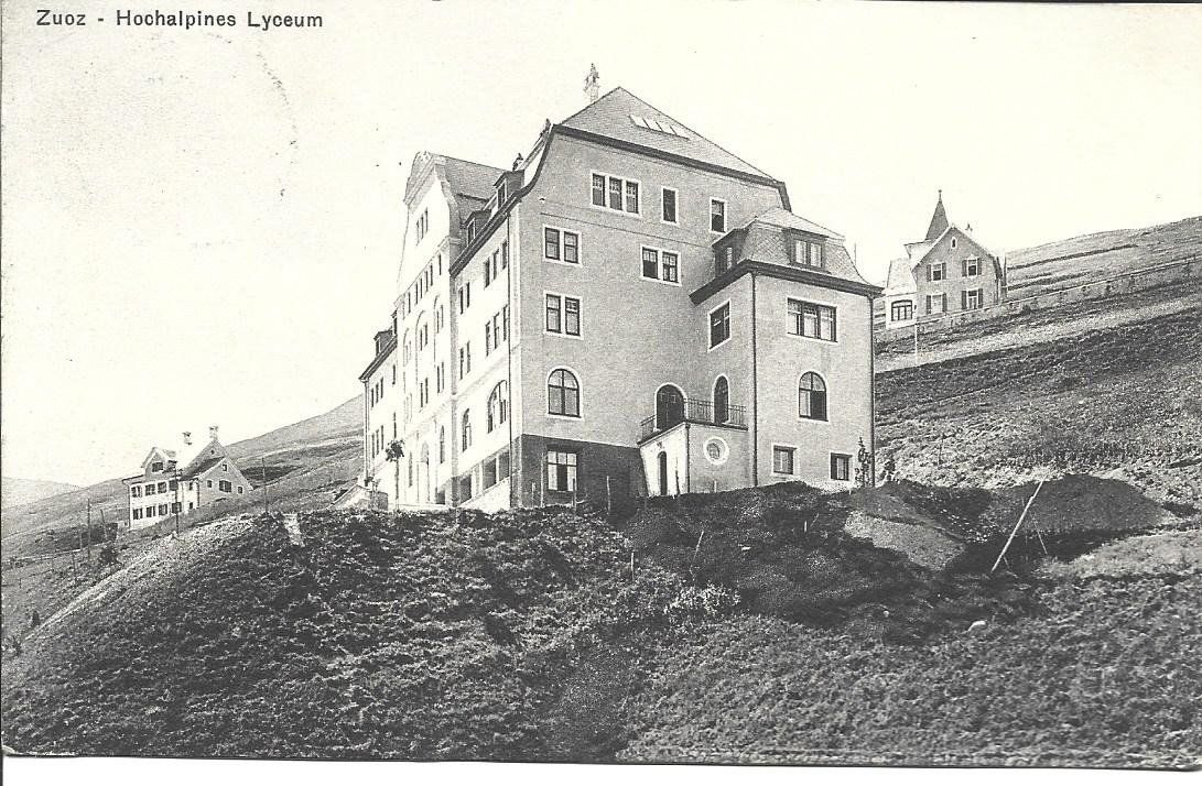 Cartoline postali: AK  Zuoz Lyceum – Usato da Appenzell venduto da mai25