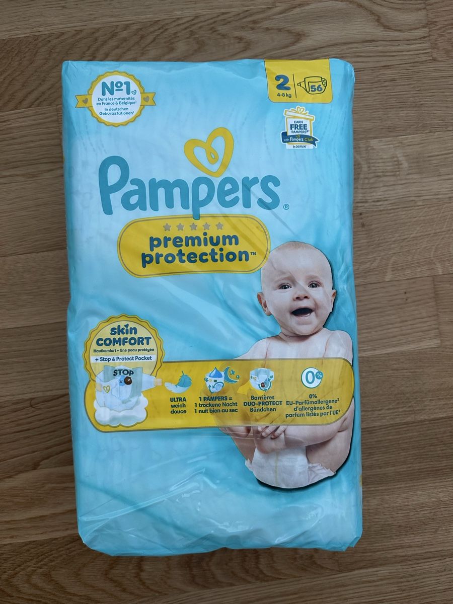 Pampers Secchi per pannolini & Pannolini: Pampers Premium Protection Windeln Grösse 2 – Nuovo e nell'imballaggio originale da Andermatt venduto da kru_2tdt
