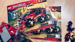 selten - Lego 70750 Ninjago, Truck, Motorrad