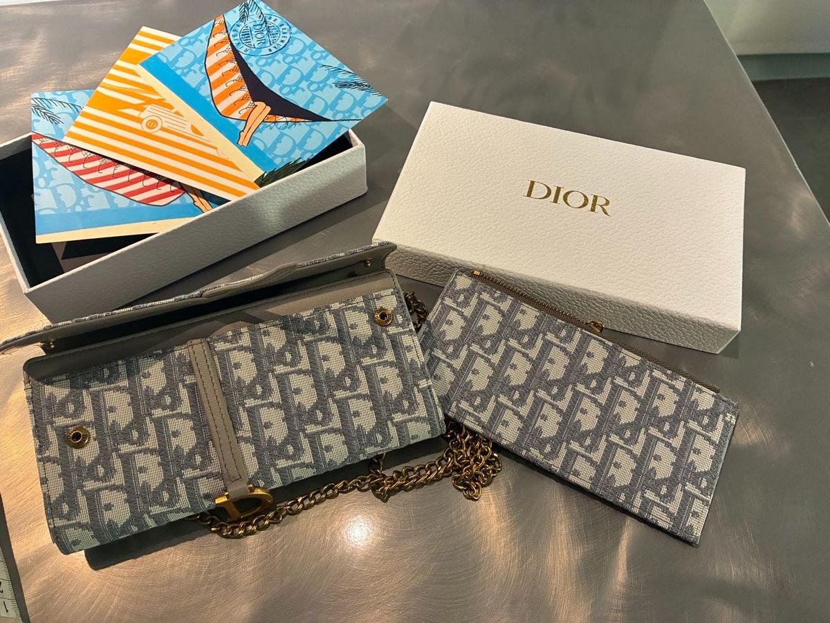 Dior Borse: Dior Saddle Wallet & Chain Monogram in Canvas - neu m. Box – Nuovo e nell'imballaggio originale da Niederglatt ZH venduto da karinso