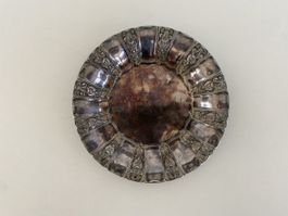 versilberter Teller / Schale Bruckmann