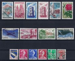 Französische Briefmarken, sauber und gute Werte gest.