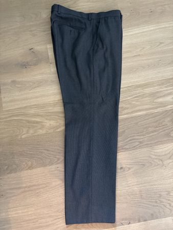 Moss Esq. Charcoal Grey Suit Trousers 34" Waist Regular Fit 