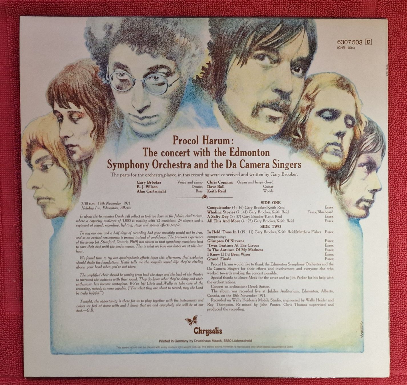 Vinyles: Procol Harum Live LP (1972) Deutsche Version – D'occasion à Basel par phi_8xhm 1
