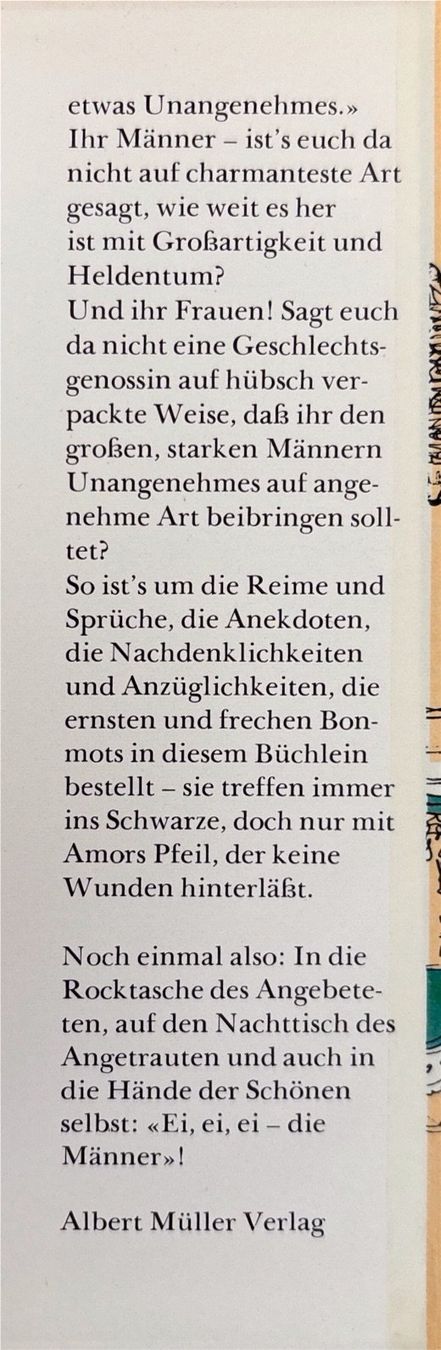 Libri: Perlen der Weisheit - Ei, ei, ei - die Männer – Usato da Sarnen venduto da Livres 2