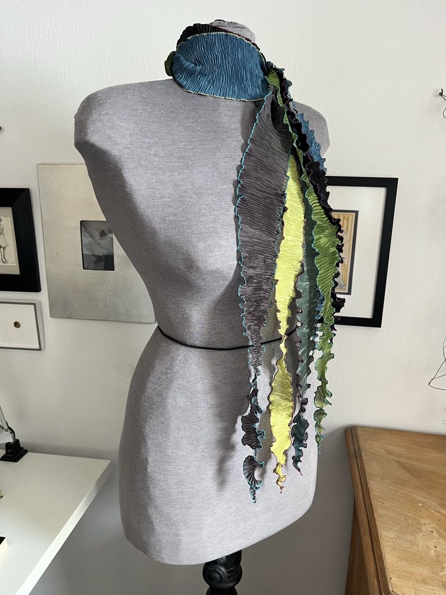 Foulard & Sciarpe: Foulard plissé multicolore – Usato da Lausanne venduto da joltei 2