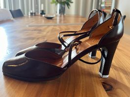 Christian Dior Pumps Grösse 36 braun Ledersohle Vintage