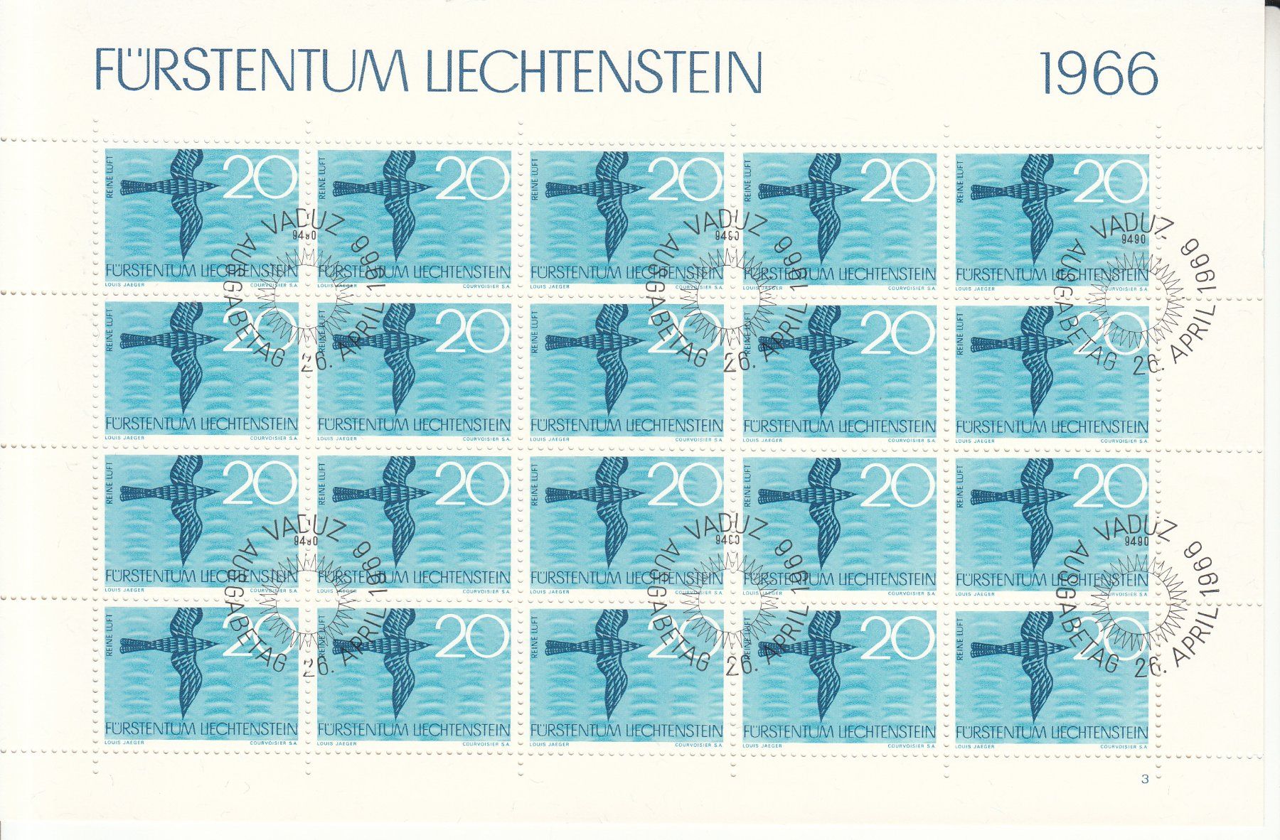 Tutti i francobolli: LBK 395 - 398 Zierbogen mit ET – Usato da Bürglen TG venduto da StampGraf 2