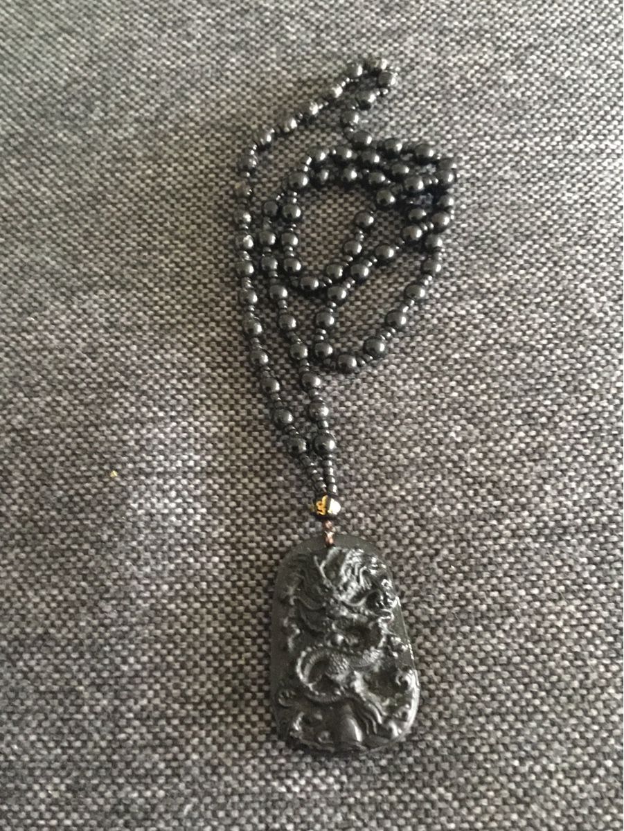 Ciondoli: Obsidian Drachen Anhänger – Nuovo (secondo la descrizione) da Endingen venduto da Warlock