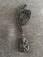 Obsidian Drachen Anhänger