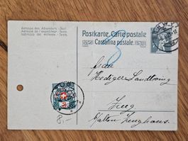 PK mit Strafporto 3 Rp. für 1.--