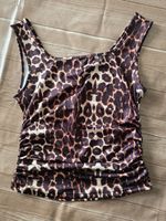 ​😍 Stylisches Top mit Raffung - L - Animal Look