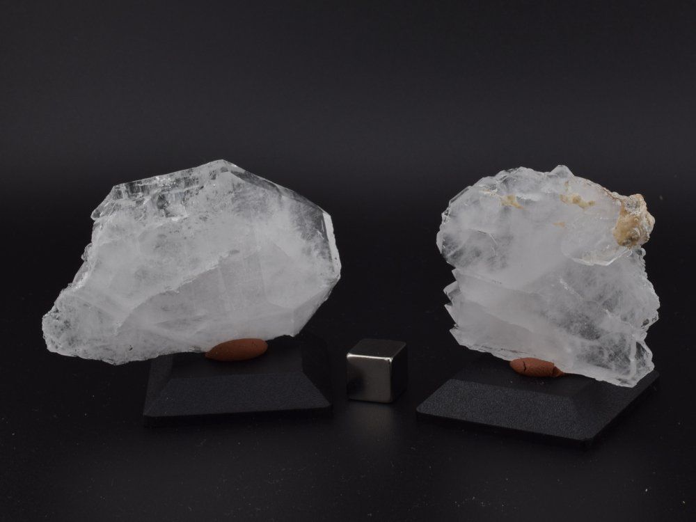 Minerali & Pietre curative: Zwei Flachquarze, Piz Beverin – Nuovo (secondo la descrizione) da Jona venduto da Moldavitsammler