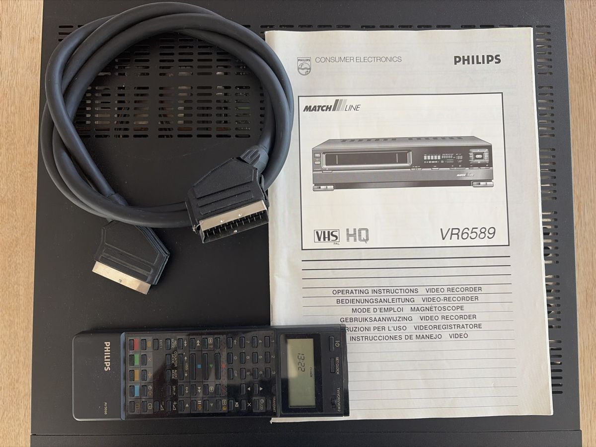 Philips Home Cinema: Philips VHS Videorecorder VR6589 - Nostalgie pur – Difettoso da Degersheim venduto da 8sven 2