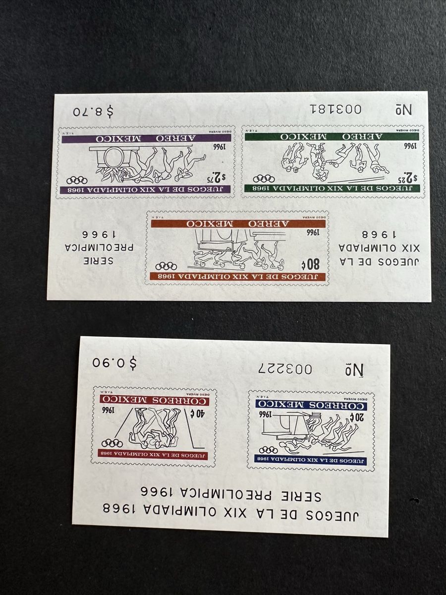 Tutti i francobolli: Mexiko - 1966 Block 5+6 ** (1) – Usato da Schmitten / FR venduto da Samsara169
