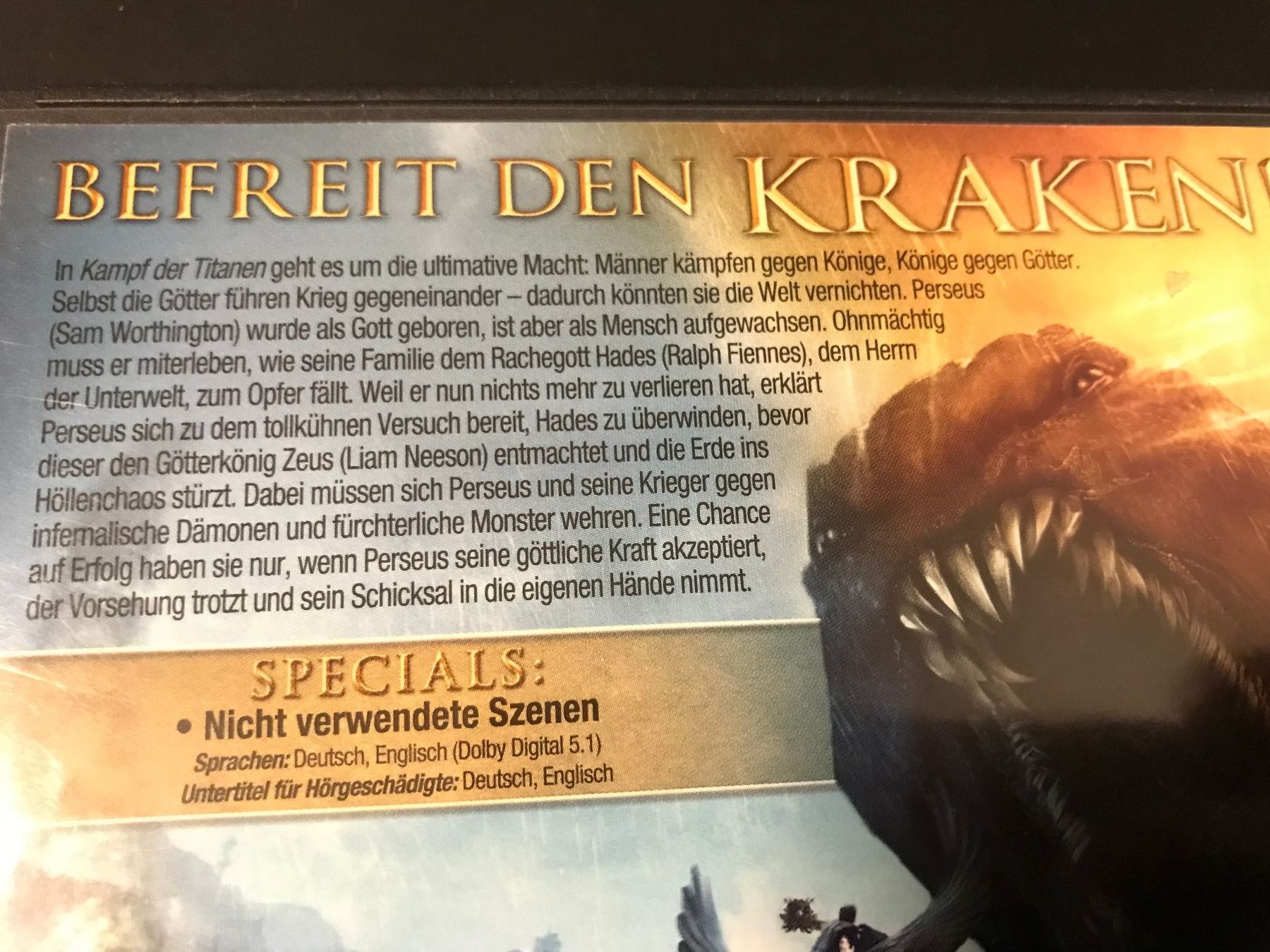 Tutti i DVDs: Kampf der Titanen – Usato da Freudwil venduto da Feenland2010 2