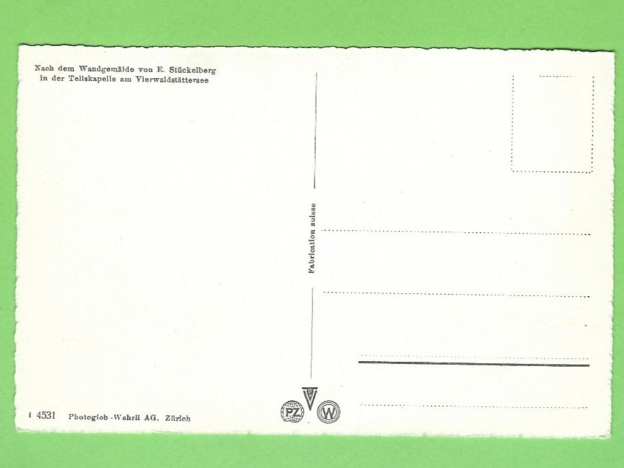 Ansichtskarten: Tellskapelle – Neu (gemäss Beschreibung) aus Zürich von t24_de 1
