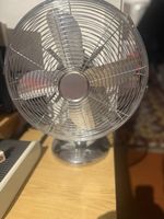 Tischventilator Chrom Metall guter Zustand