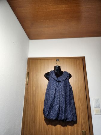 Blouse soie / viscose taille  M/Limprimée bleu Made in Italy