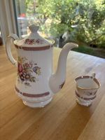 Queen's "Richmond" Fine Bone China Kaffeekanne & Milchkännch