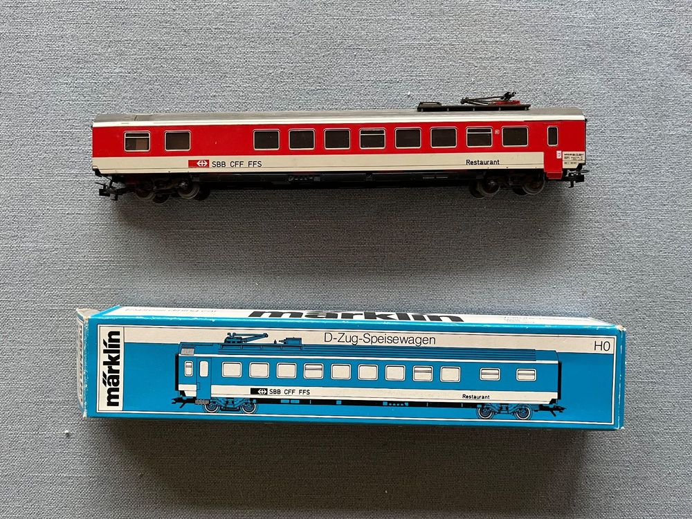 Voiture restaurant train express, type WR4ü, DSG, Ep. III - MARKLIN
