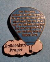 Ballon Pin Ballooninst Prayer