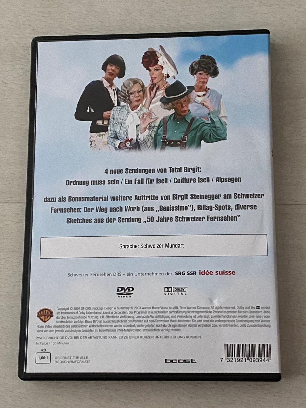 Alle DVDs: Dvd Total Birgit 2 Comedy mit Birgit Steinegger 🇨🇭 – Gebraucht aus Seftigen von Pascal33 1