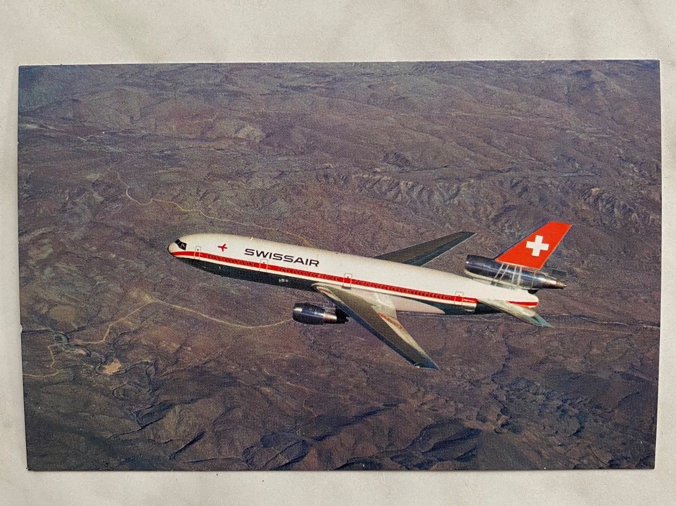 Cartoline postali: Ansichtskarte - SWISSAIR DC-10 – Usato da Dübendorf venduto da Stoe26