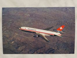 Ansichtskarte - SWISSAIR DC-10