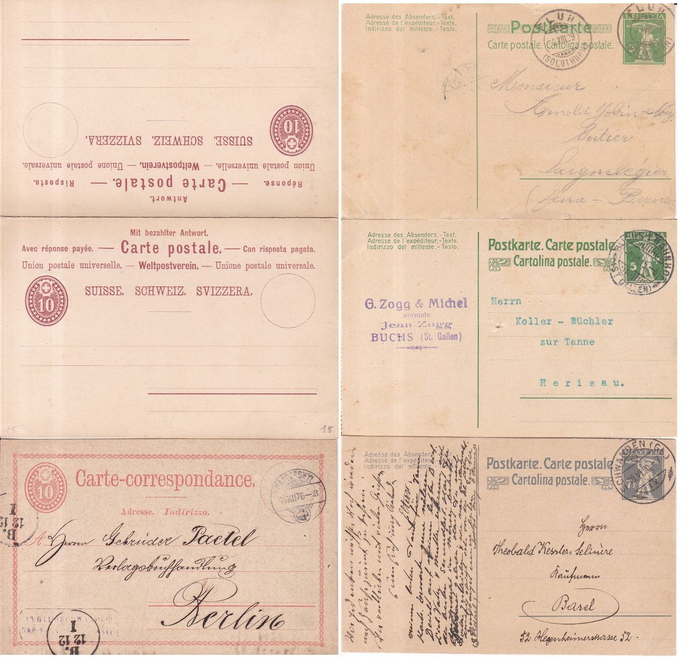 Tutti i francobolli: 50 Stk. Alte CH Postkarten, Karten – Usato da Münchwilen AG venduto da Nesar 5