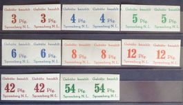 SPREMBERG 1946: Paarserie **, rechte Marken PF. «Gabühr»
