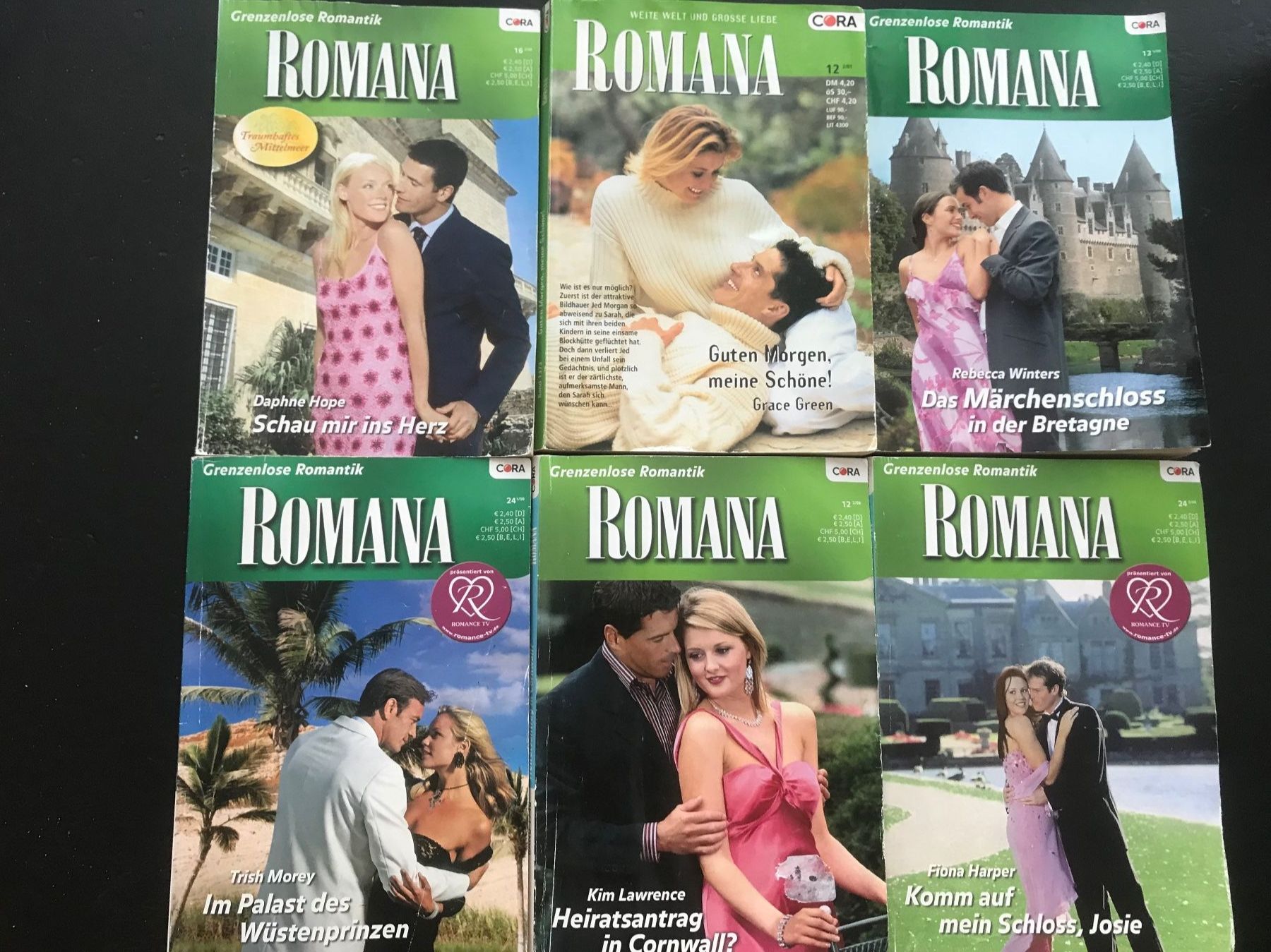 Libri: 6 Romana Romane / Cora Verlag – Usato da Abtwil SG venduto da mutts1