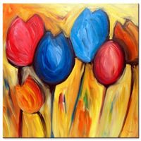 Claudine Marceau «Wildnature», tolles Original-Acrylbild