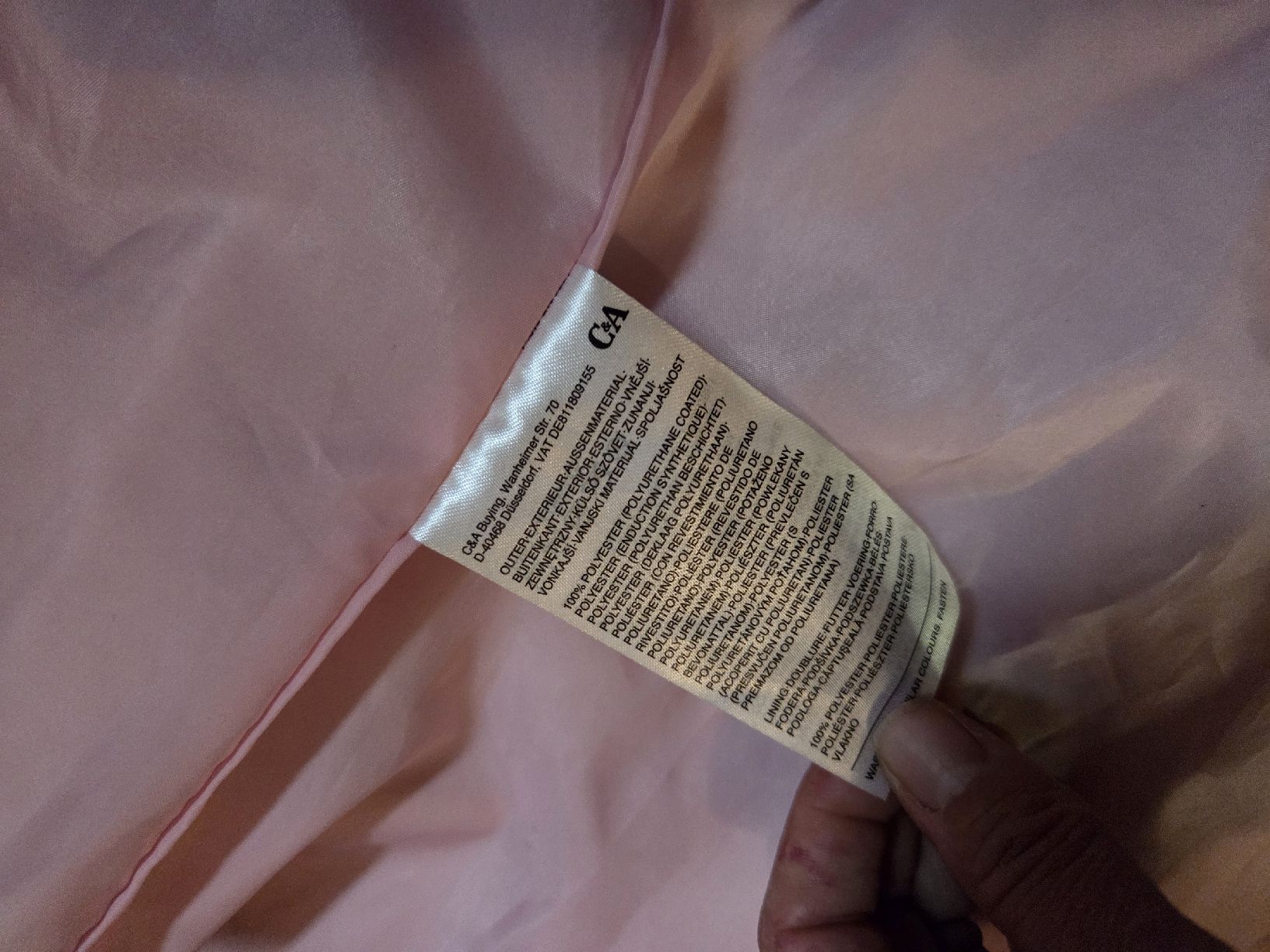 C&A Giacche & Cappotti: Regenjacke – Usato da Zernez venduto da fla_jdt6 3