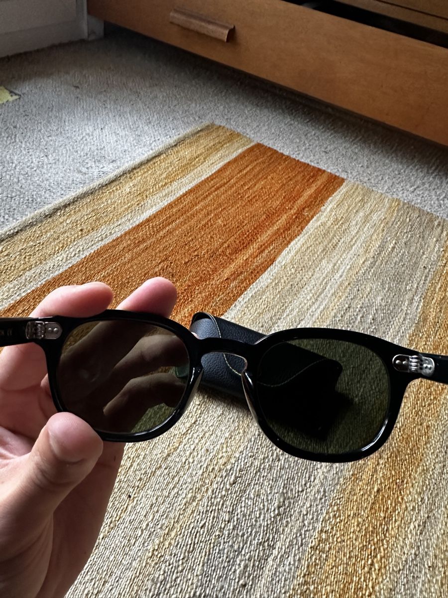 Moscot Brillen & Gläser: Black Moscot Lemtosh Sunglasses – Gebraucht aus Villars-Burquin von Iliasso 3
