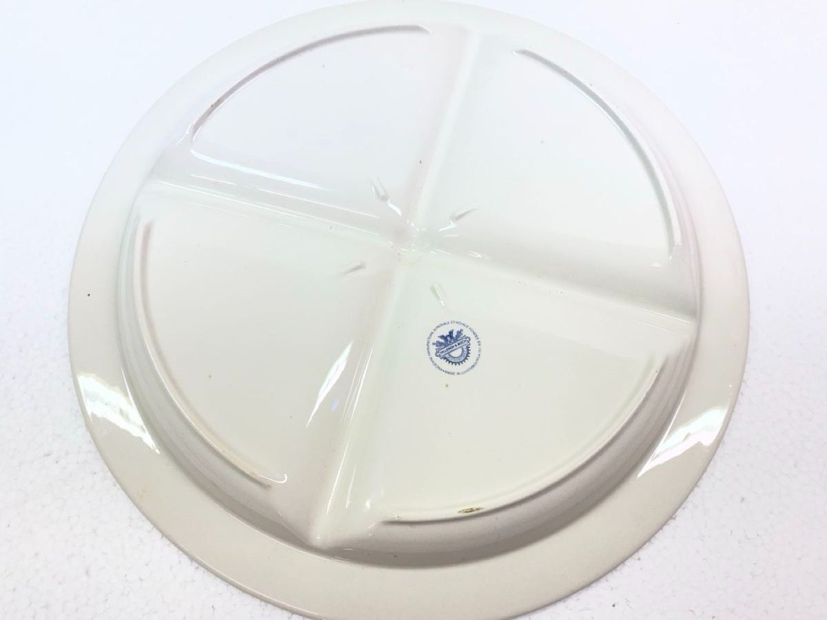 Villeroy & Boch Teller: Teller Villeroy & Boch Blumenmuster viergeteilt – Gebraucht aus sursee von trilli-tralli 8